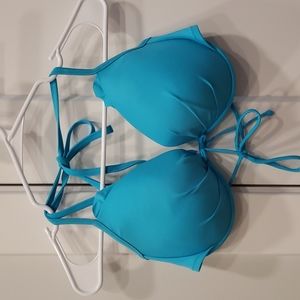 Victoria's Secret 36DD blue bikini bra top